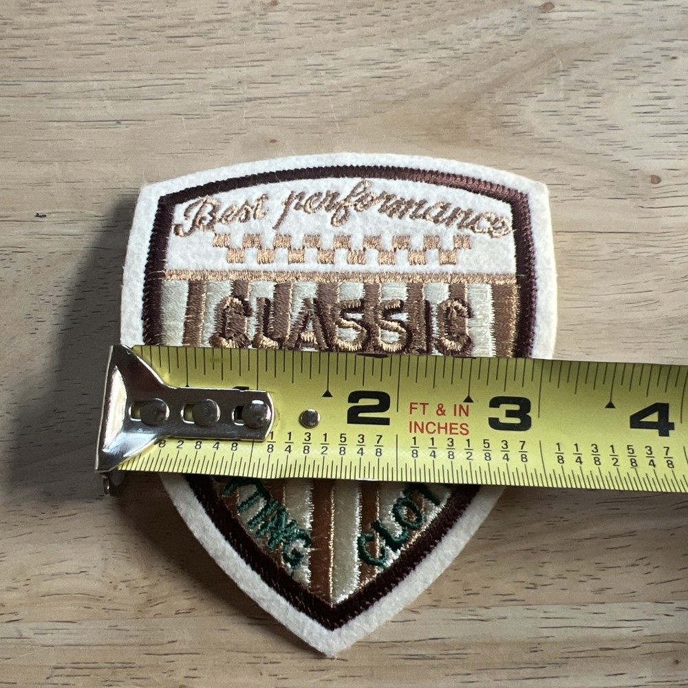VTG BEST PERFORMANCE CLASSIC SPORTING CLOTHES PATCH NEW