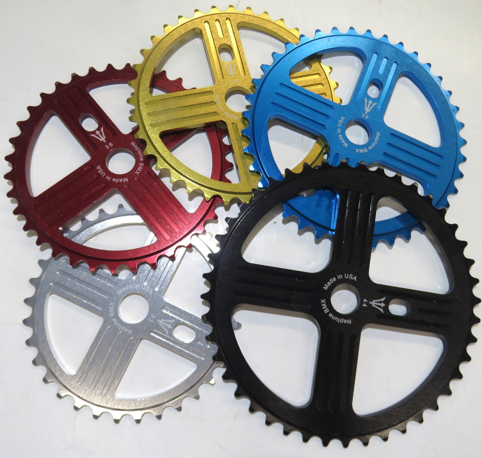 Neptune Helm Sprocket Redline Flight Crank  33 36 39 41 43 44T NEW color Purple