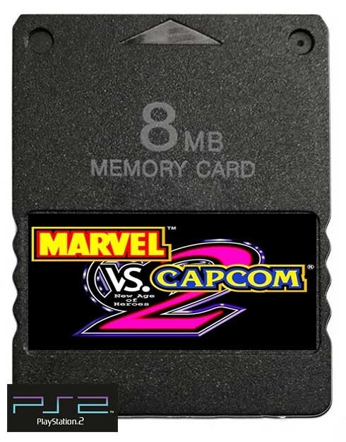 Marvel Vs Capcom 2 PlayStation PS2 Memory Card Cheats