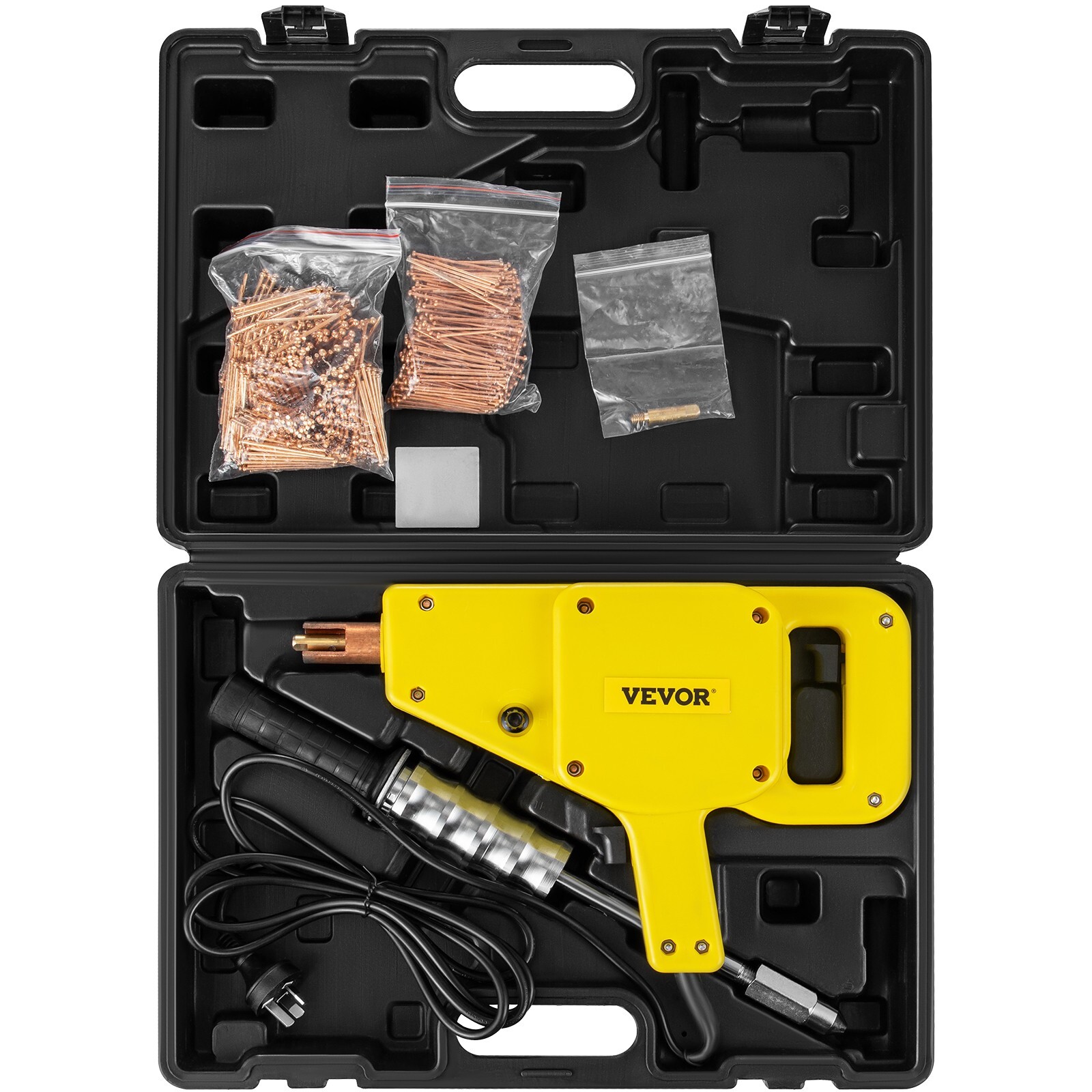 VEVOR Auto Body Dent Repair Kit 800VA Electric Stud Welder Gun w/ Puller Hammer
