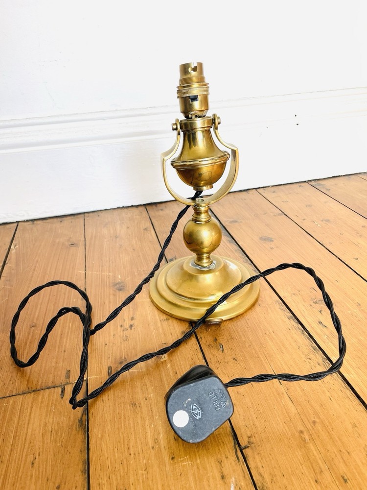 Antique Brass Gimbal Lamp