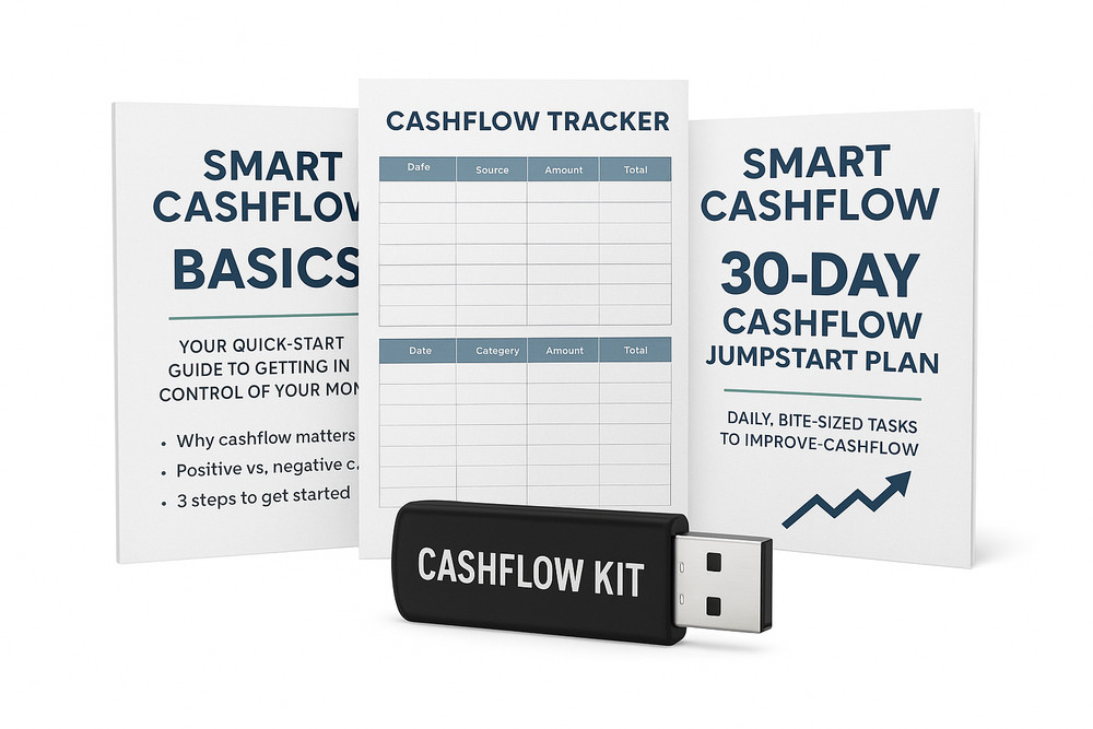 Budget Planner USB + Cashflow Coaching | Expense Tracker Cashflow Projection
