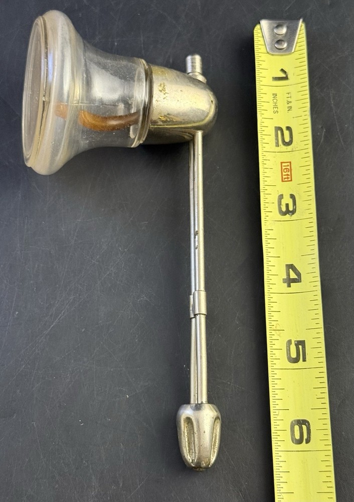 early GLASS BOTTLE atomizer vintage science - untested, Vk03