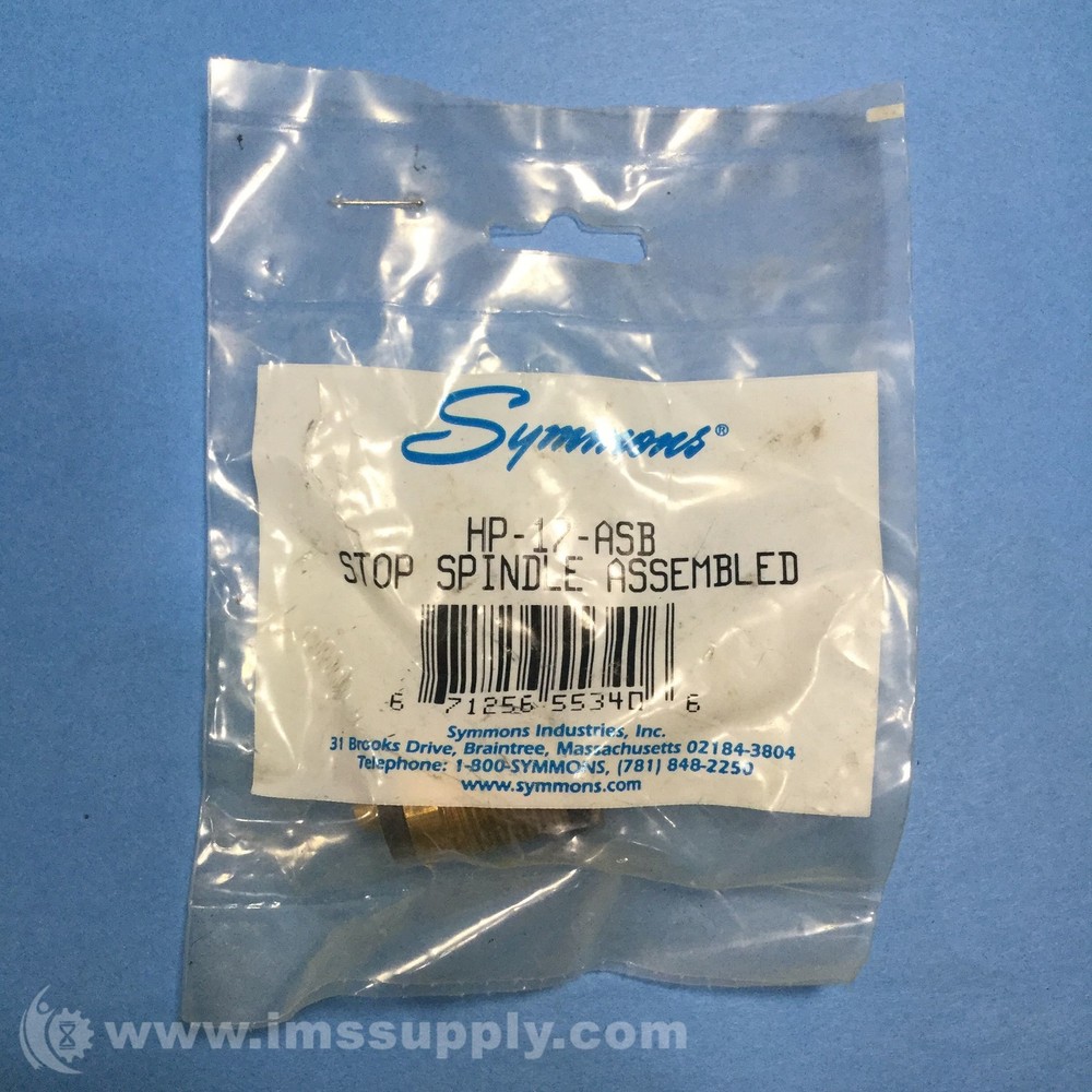 Symmons HP-17-ASB Stop Spindle FNFP