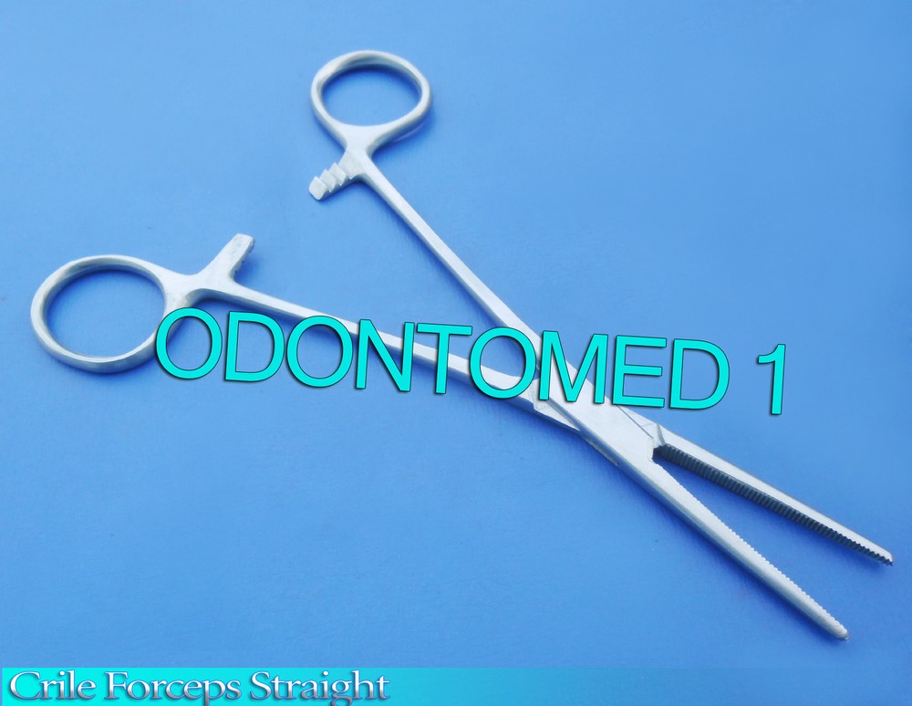 12 Rankin Crile Hemostat Locking Forceps Straight Tip 6"