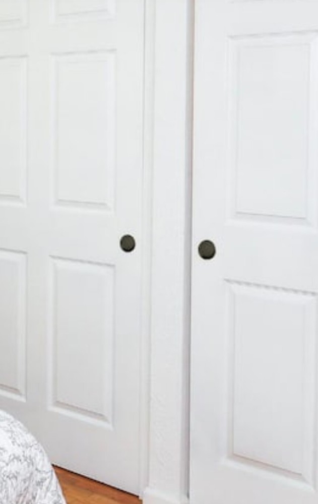 2-1/8 in. Matte Black Closet Finger Pull (4-Pack)