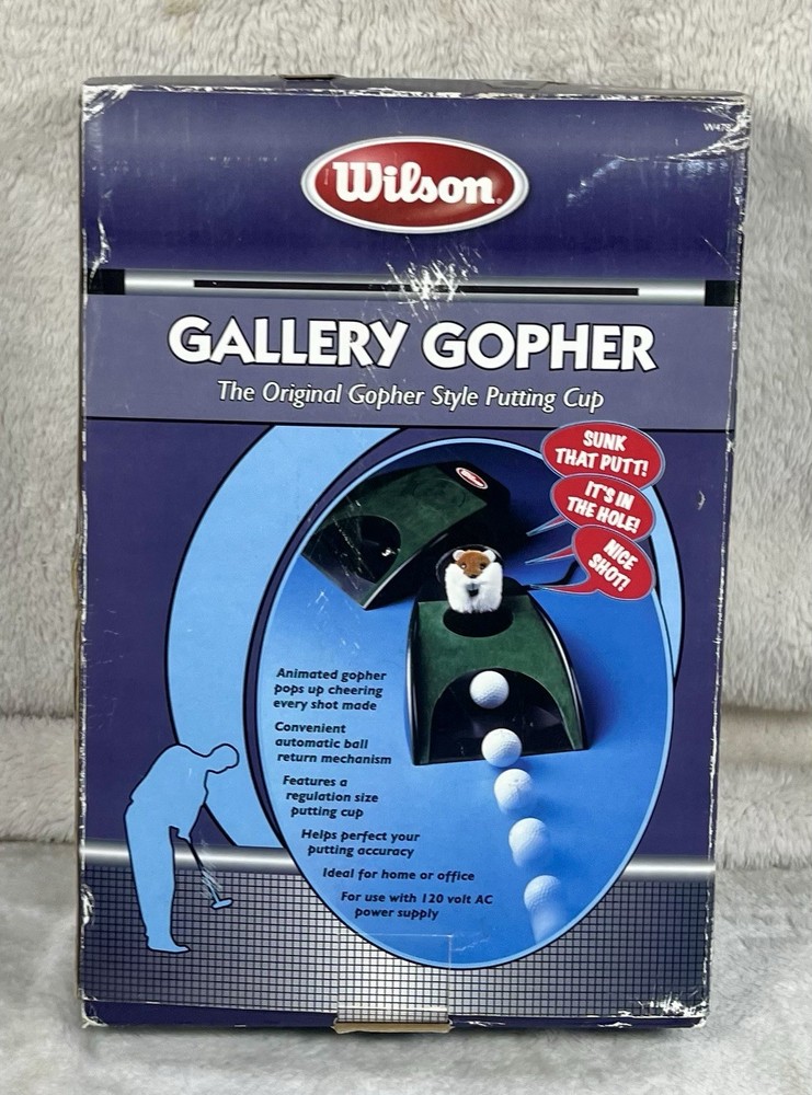 Wilson Gallery Gopher Animated Putting Cup with Automatic Ball Return