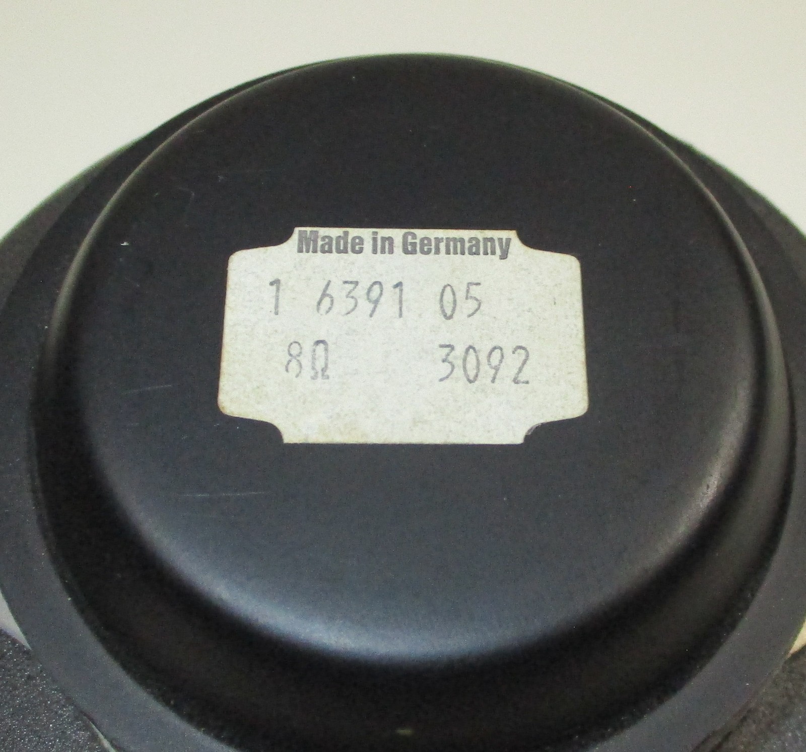 Unbranded 5" Round Dome Tweeter Speakers 8 Ohms NOS Germany Tested Pair