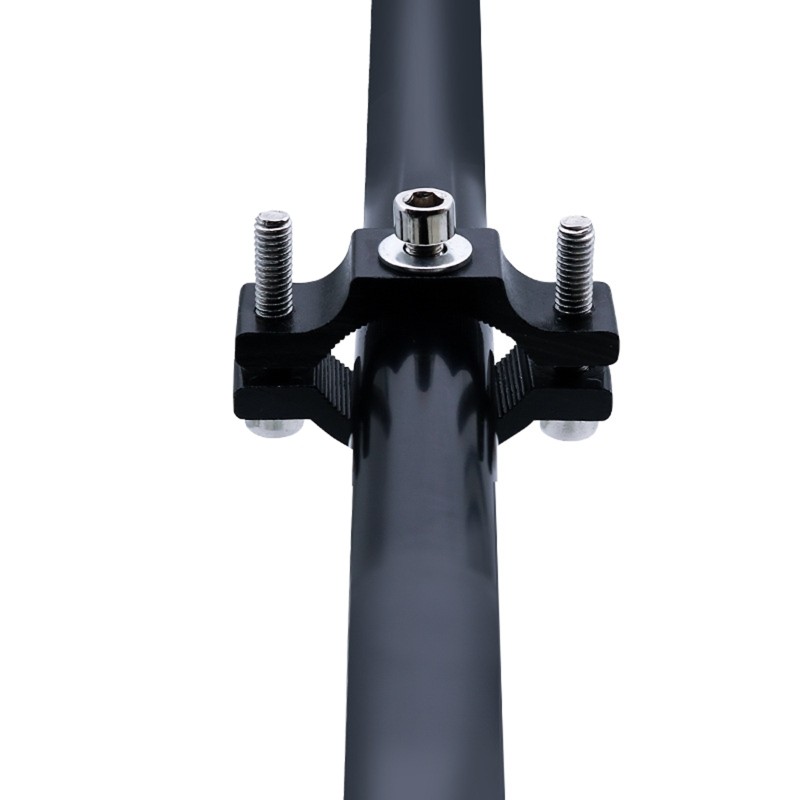 Handlebar LED Front Light Holder Clip Flashlight Torch Mount Bike Access