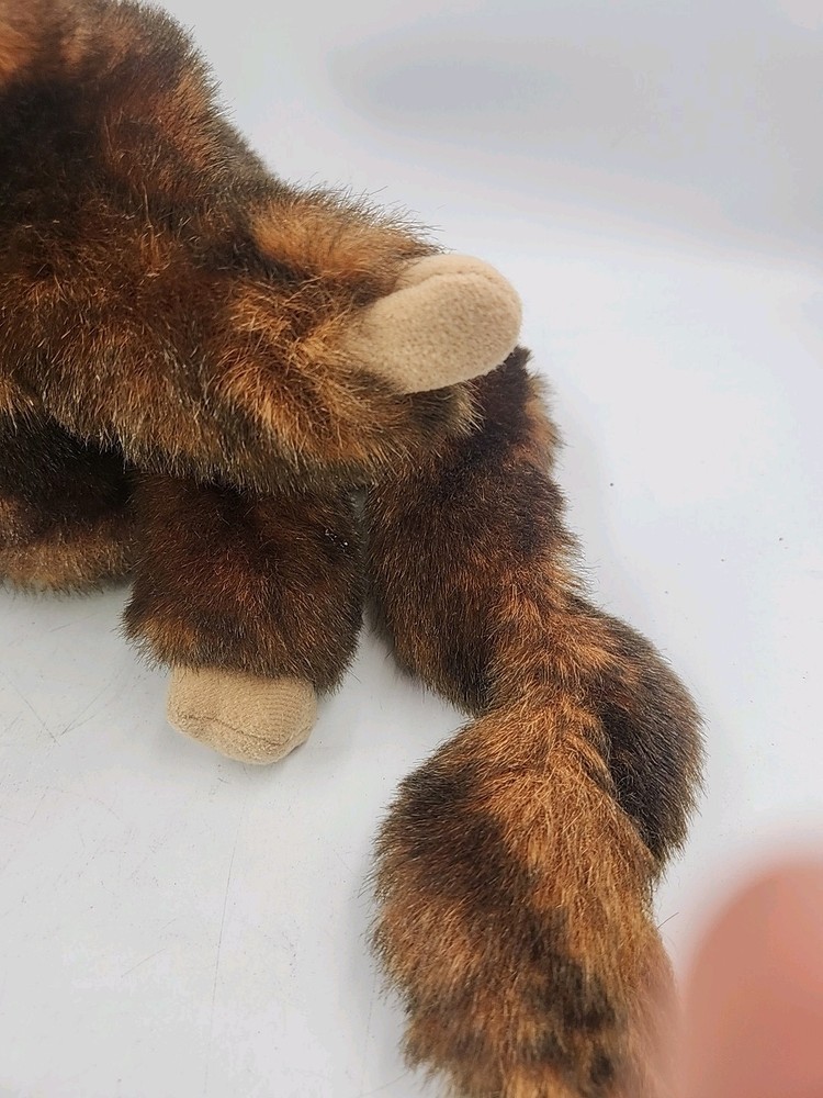 Folkmanis Monkey Puppet Plush Full Body Brown Monkey Chimp Long Tail