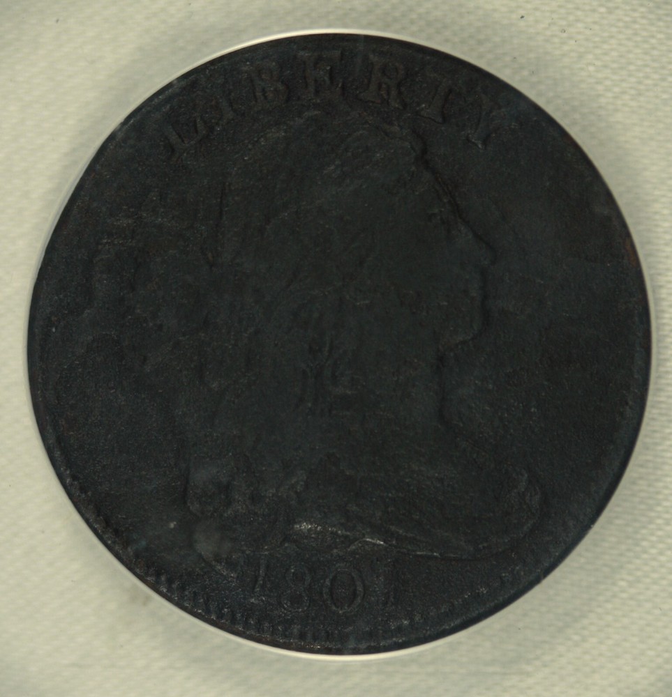 1807 Draped Bust Cent. ANACS EF 40 Details, S-271 Comet.