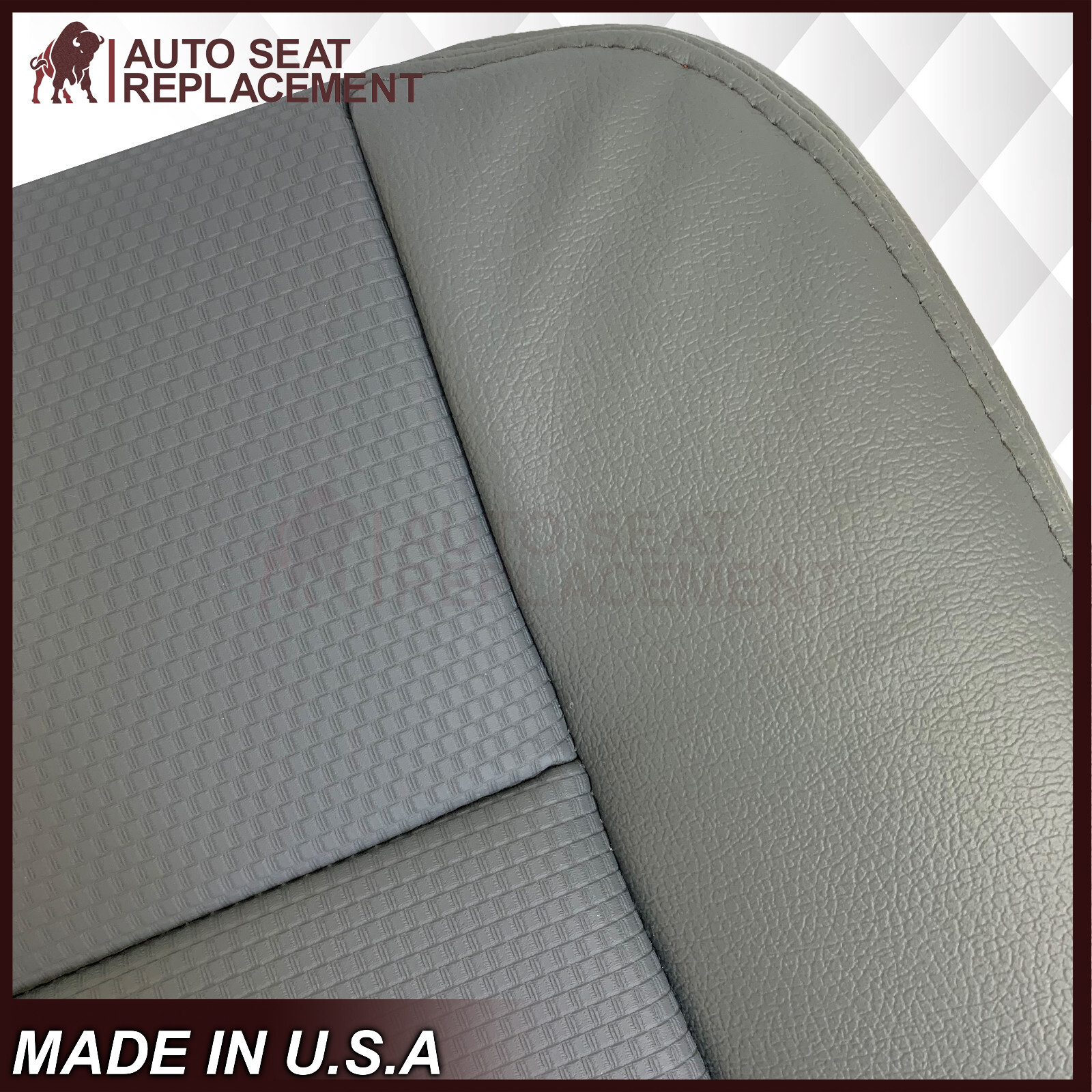 2011 - 2016 F250 F350 F450 XL WT Driver Bottom In Gray Seat Cover & Cushion Foam