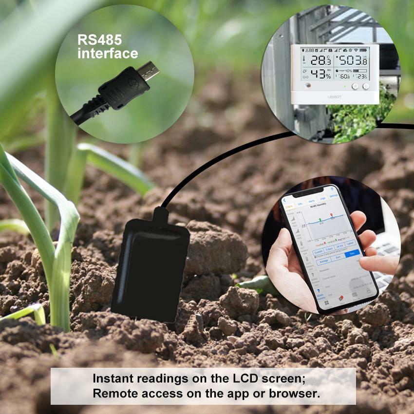 UbiBot SOIL TEMPERATURE AND MOISTURE SENSOR for GS1 Model Audio Plug