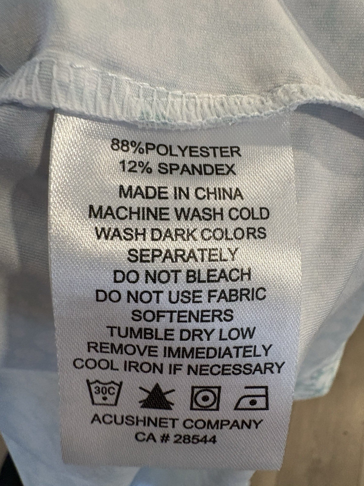 FootJoy Men's Golf Polo Shirt White Teal Floral Print Size M