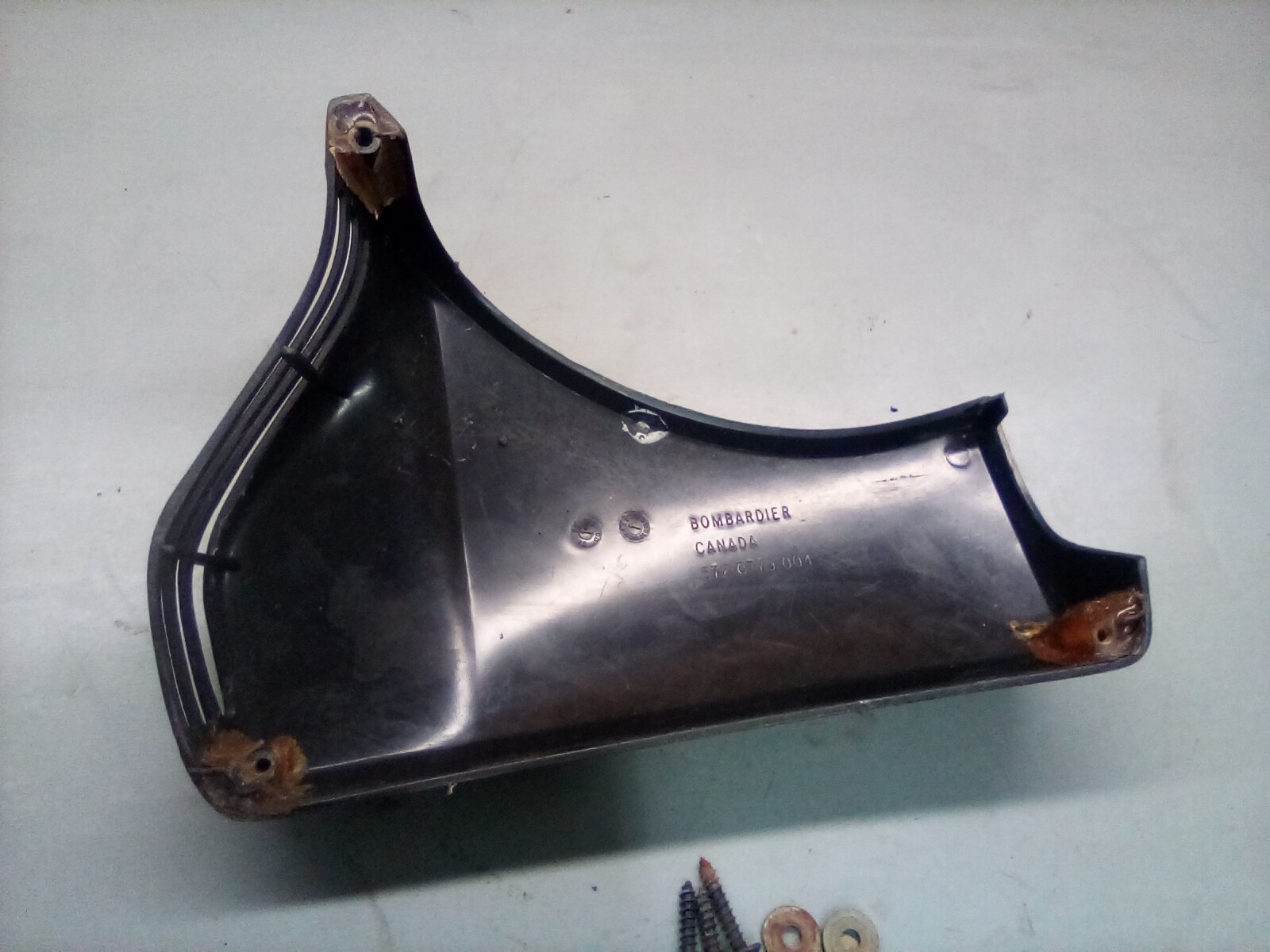 1999 Ski-Doo Formula Z 500 Dash Intake Panel Plastic Bezel Trim Repaired