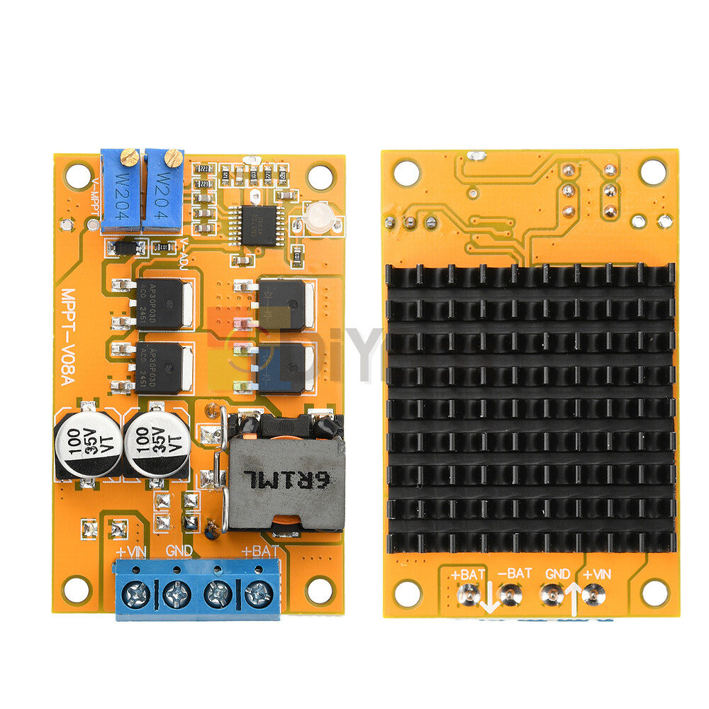 DC 8-28V 5A 100W MPPT Solar Panel Regulator Controller 9V 12V 24V Auto Switch