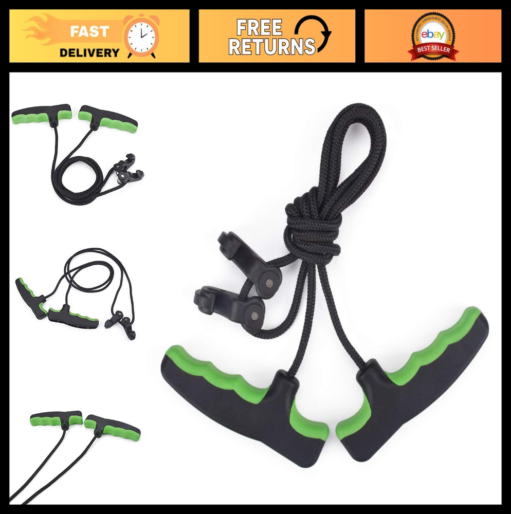 Crossbow Cocking Device - Double Handle Rope Cocker Aid Tool for Easy Loading