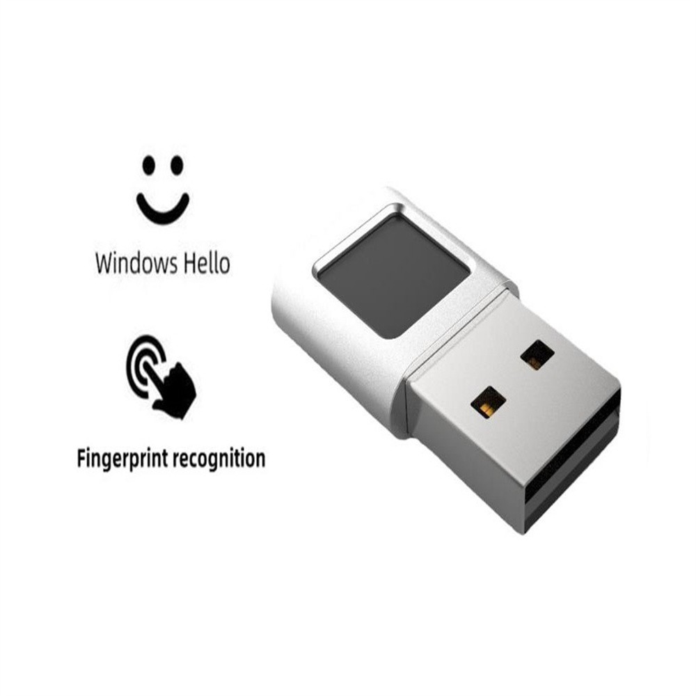 USB Fingerprint Reader Module for Windows 10/11+ Biometric Scanner Front Unlock