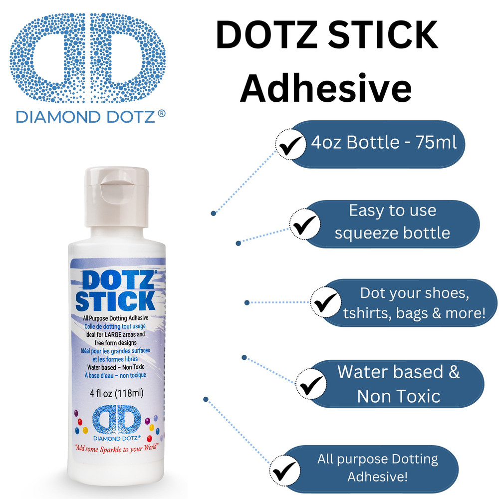 Diamond Dotz - DOTZ STICK Adhesive - 4oz Bottle