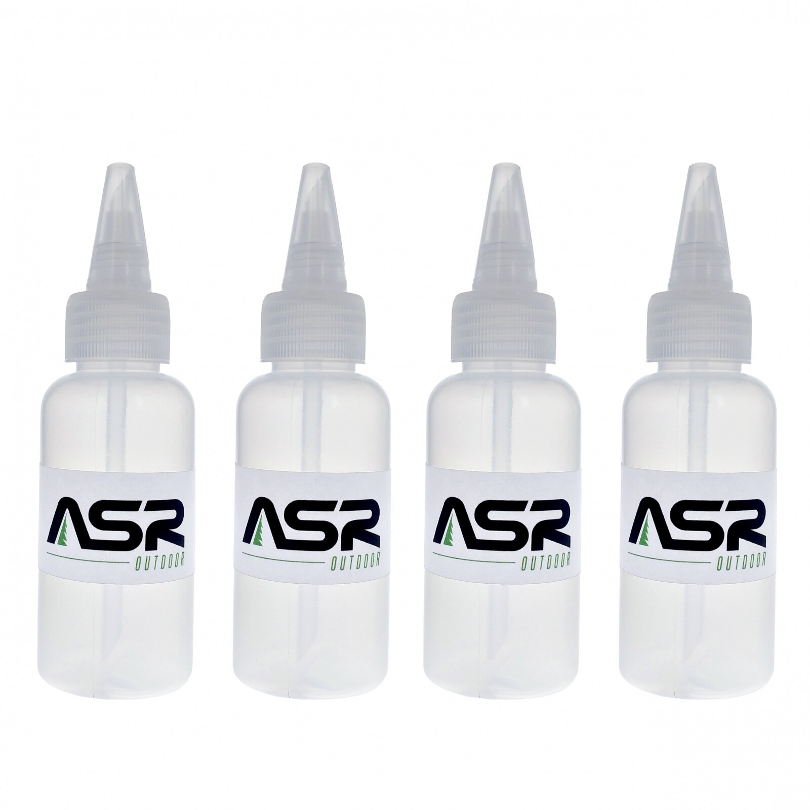 ASR Outdoor 4-Pack Gold Snuffer Bottle with Extendable Nozzle for Gold Recovery