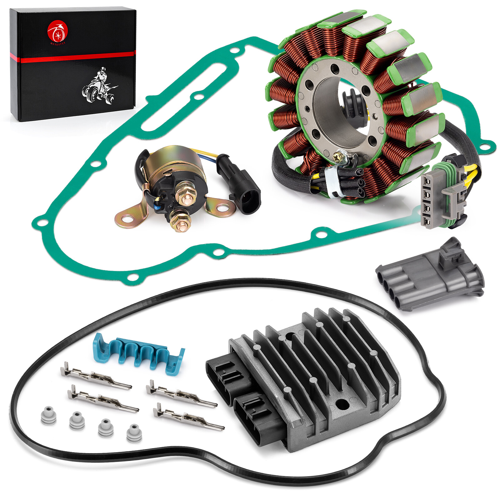 2011 2012-2017 for Polaris Ranger 800 Stator & Rectifier & Starter Relay Gasket