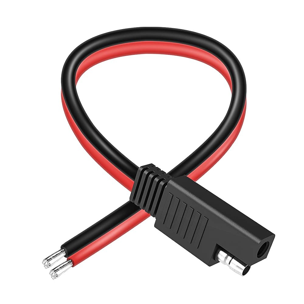 ELECTOP SAE Connector Extension Cable, Quick 14AWG Black