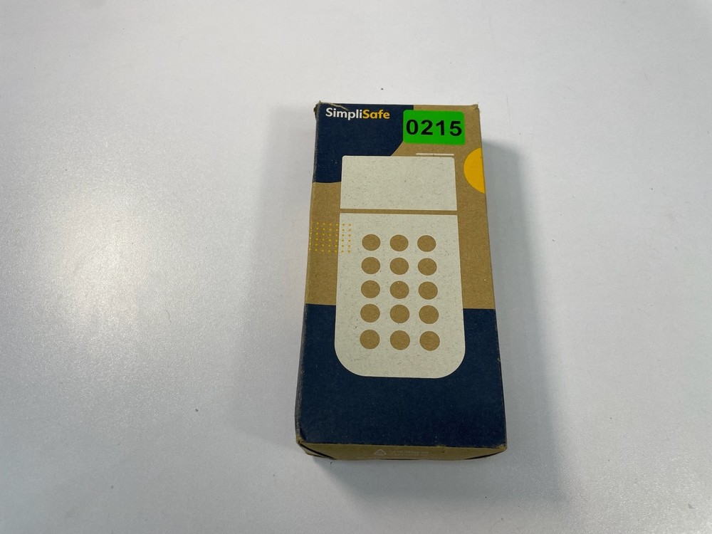 SimpliSafe Wireless Keypad Extra Alarm Keypad Open Box