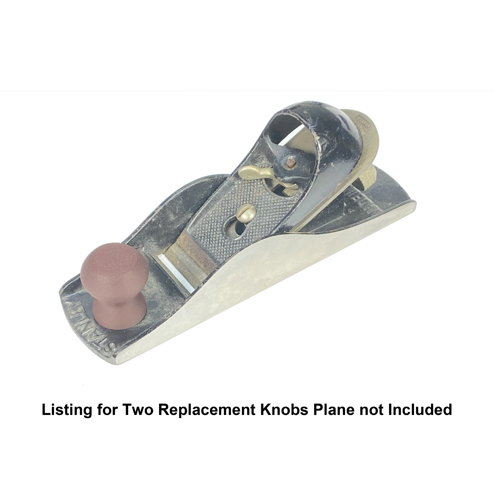 2 Stanley Block Plane Screw-on Knobs in Rosewood PLA fits No 110, 120, 140 & 220