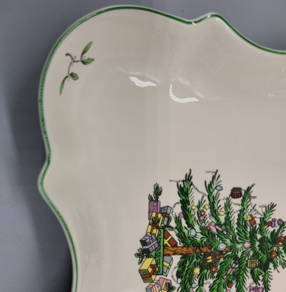 Spode England CHRISTMAS TREE 7" Devonia Serving Tray Square