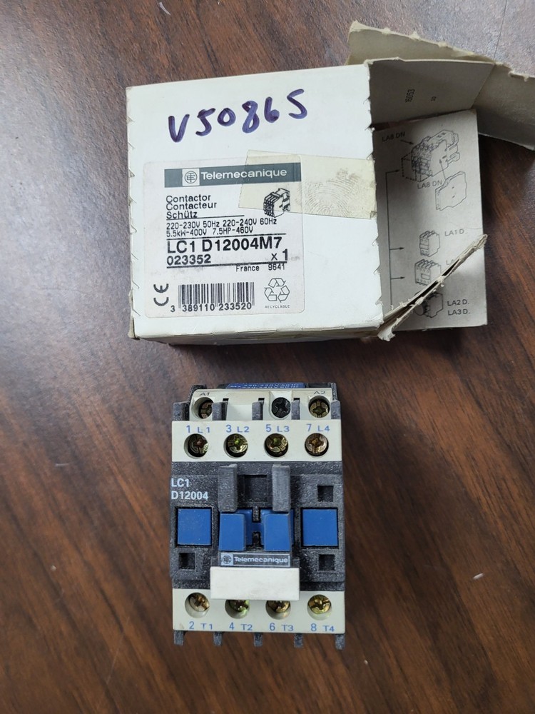 Telemecanique LC1 D12004M7 Contactor