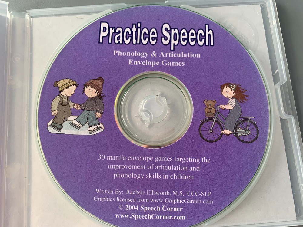 Practice Speech Phonology & Articulation Envelope Games - 30 Activities