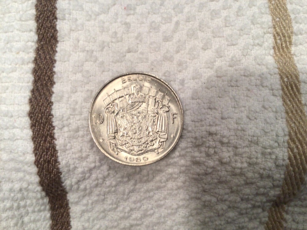 1969 Belgium 10 Franc Coin