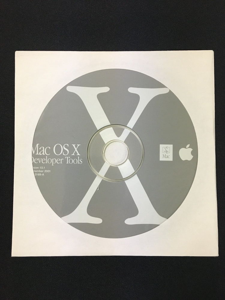 Mac OS X Developer Tools CD Disk - Version 10.1 - 691-3169-A - September 2001