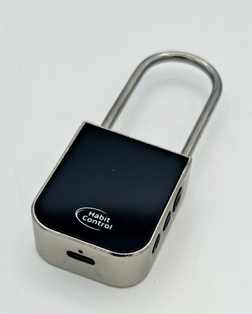 Metal Timer Lock - Smart Padlock for Kitchen Cabinets, Timed Out Keyless Pad ...