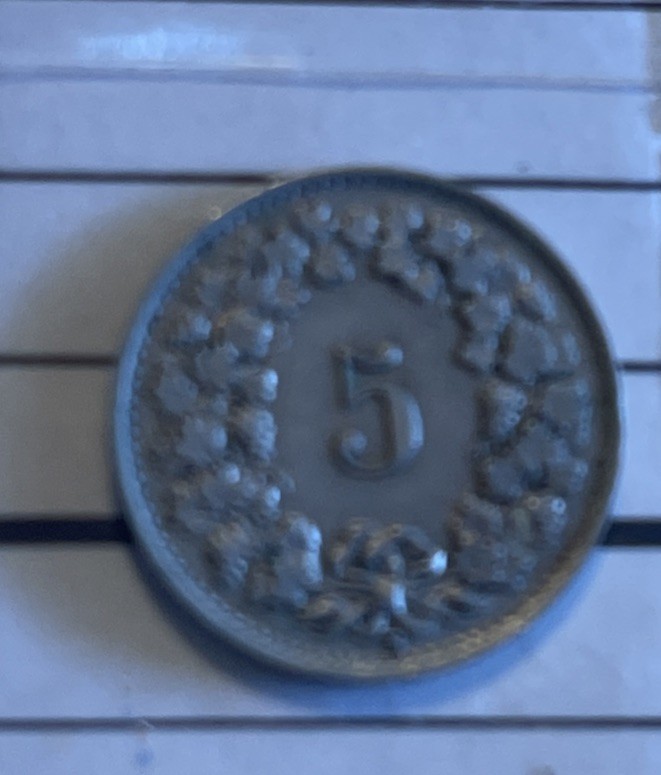 Switzerland 5 Rappen 1944