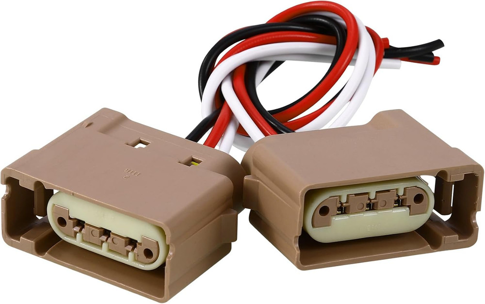 2-Pack Turn Signal Socket Pigtail Connector with Wire Harness Compatible with Fo