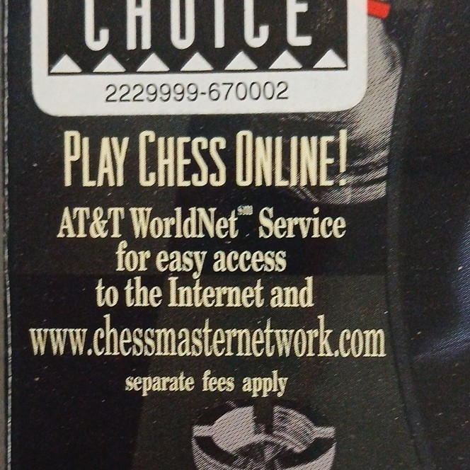 Mindscape Chessmaster 5000 PC/Mac CD Chess Game with User's Guide and Manuals