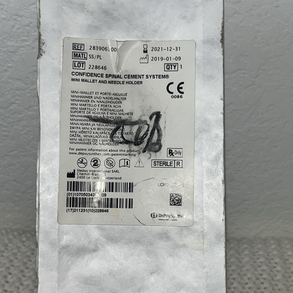 Mini Mallet & Needle Holder - Confidence Spinal Cement System