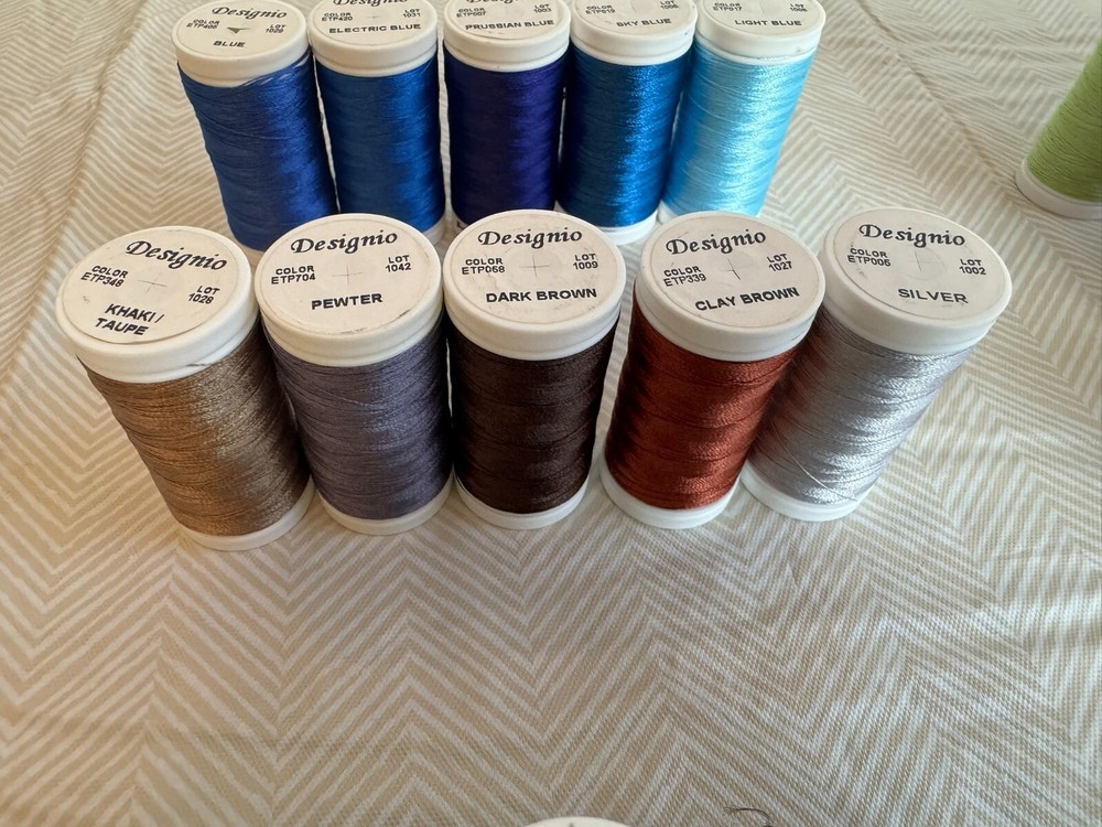 Designio Embroidery Thread, 50 Spools