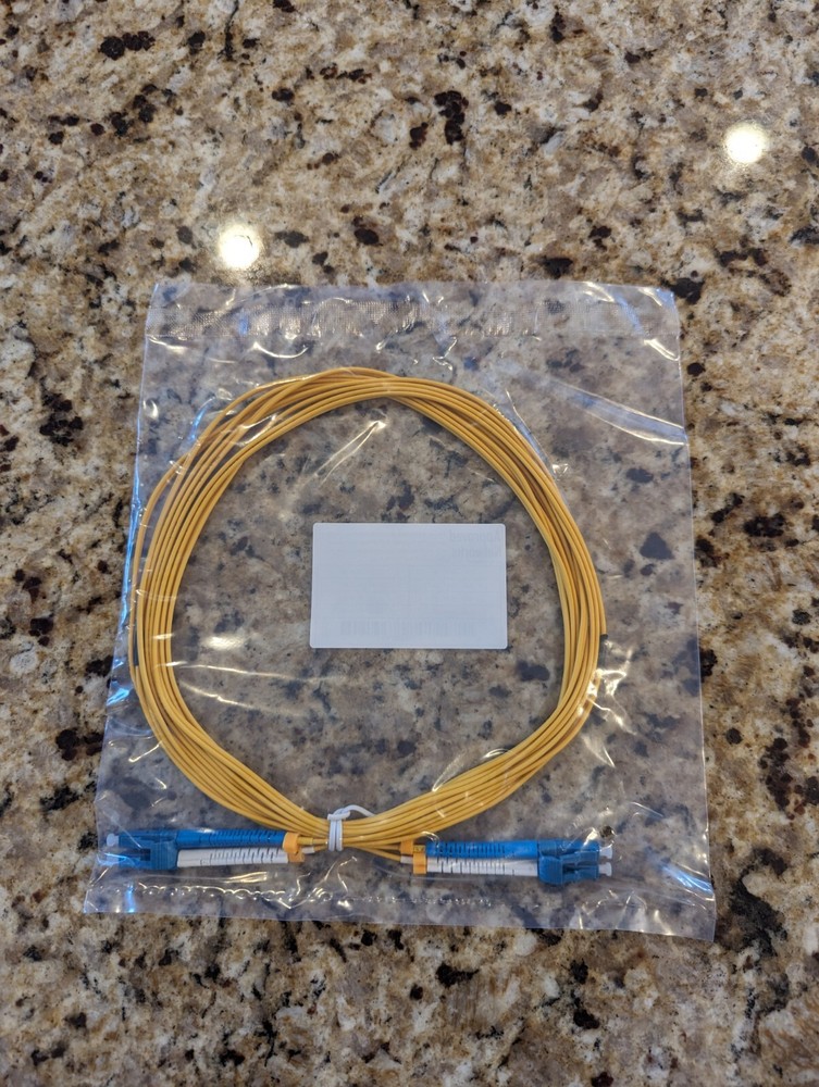 OS2 SCD UPLEX UPC to LC DUPLEX UPC SingleMode Fiber Optic Optical Patch Cable