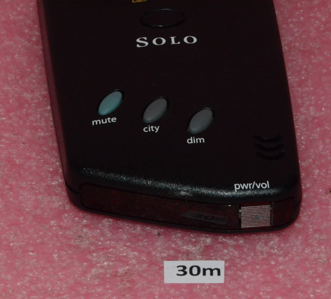 Solo Escort Radar Detector.