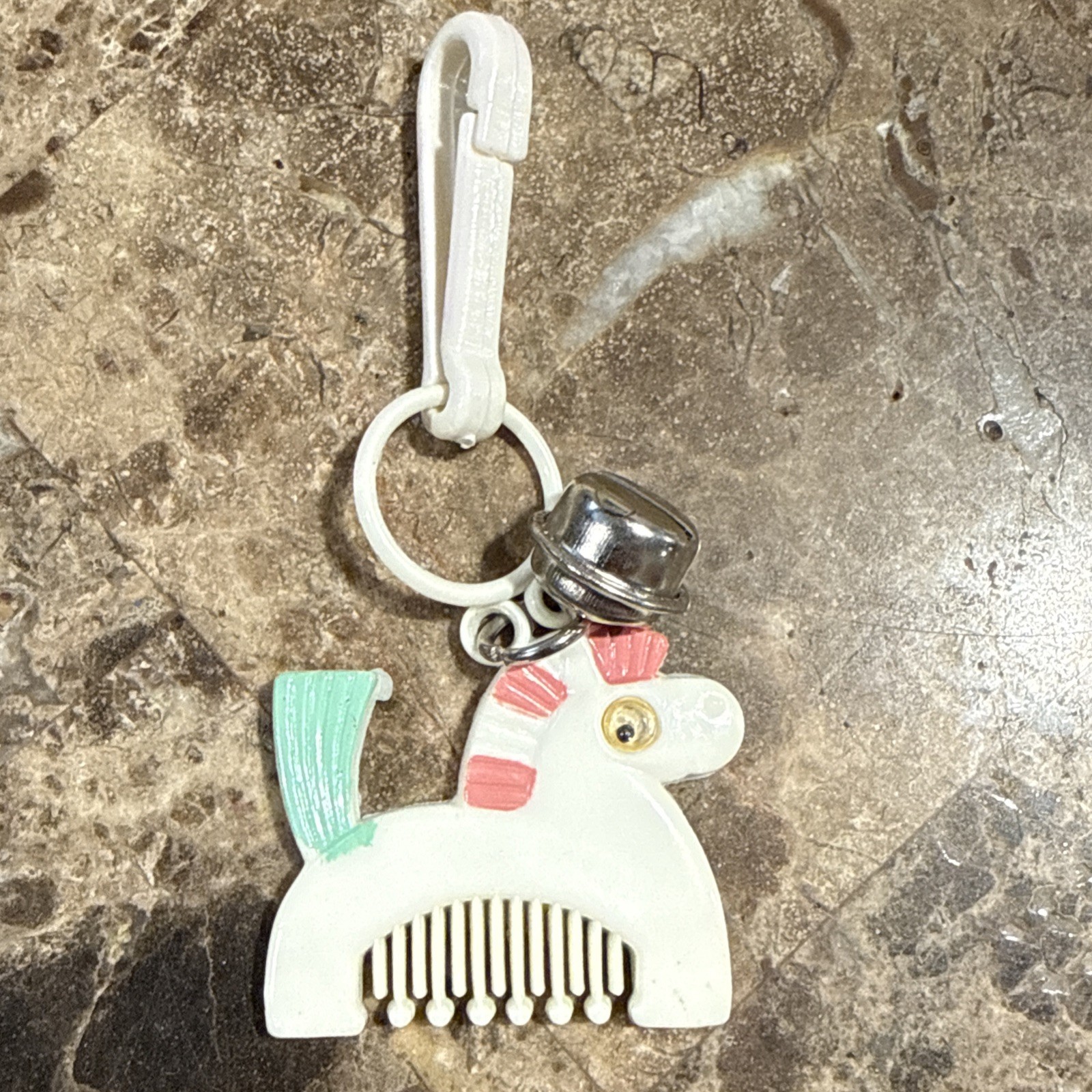 Vintage 1980's Plastic Clip On Bell Clip Charm Necklace Bracelet Charms Lot