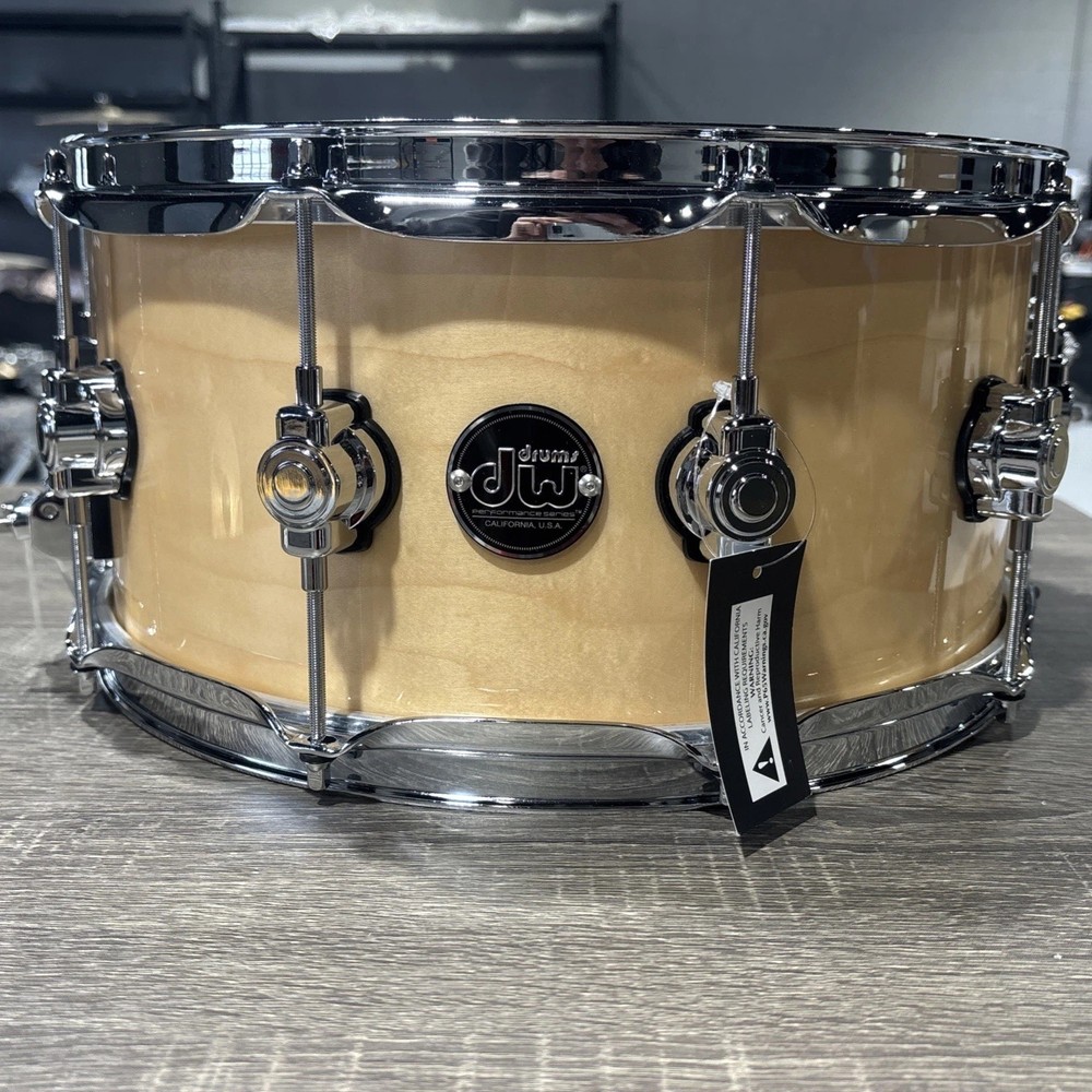 DW Performance Snare Drum 14x6.5 Natural Lacquer