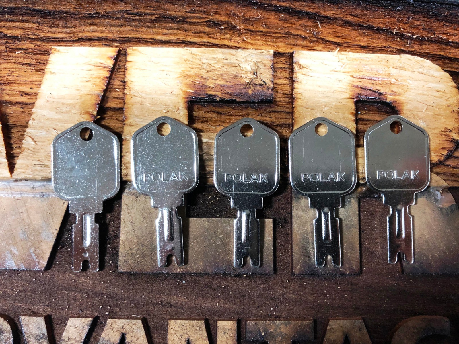 5 KEYS-FORKLIFT KEY CLARK YALE DAEWOO GRADALL JLG HYSTER CAT SKYTRAC POLAK 166
