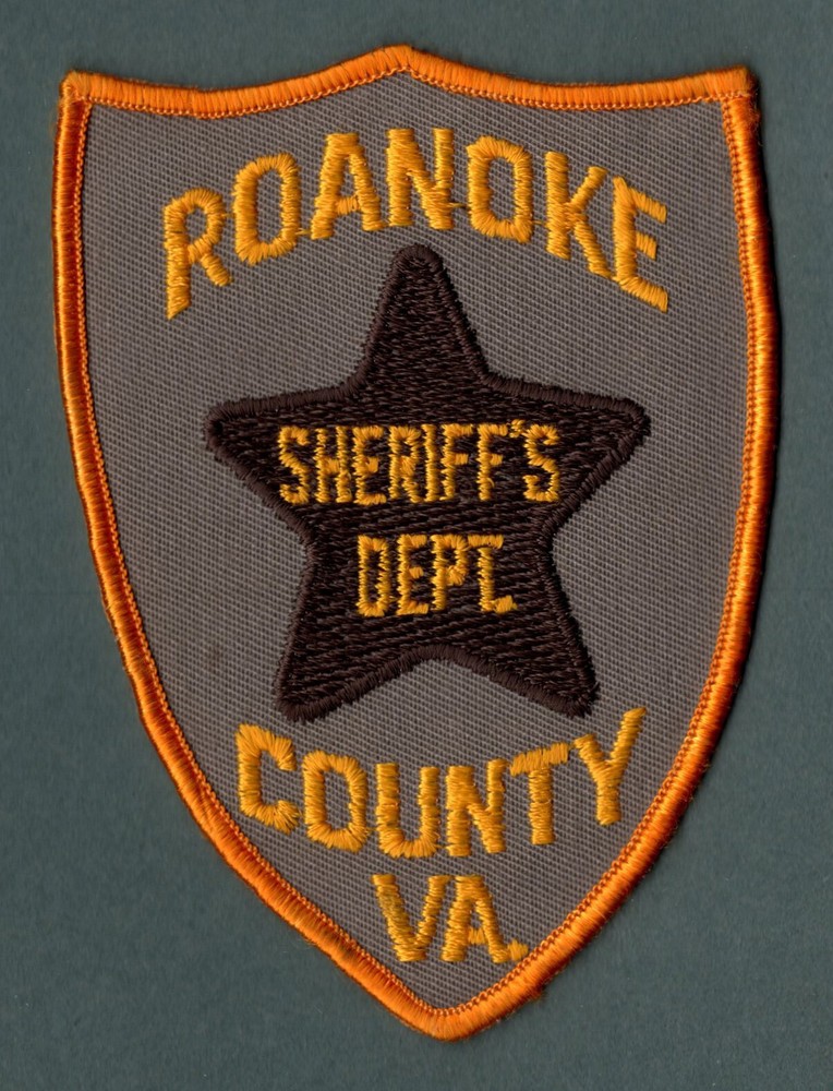 Roanoke County Virginia Sheriff Police Patch