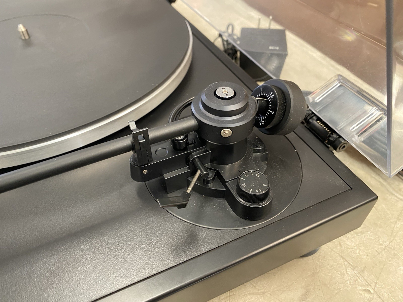 Ariston Q Deck Transcription Belt Drive Turntable w/ Andante HSP - SHOWN WORKING