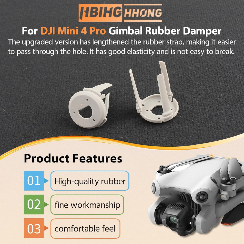 Replacement for DJI Mini 4 Pro Gimbal Shock Absorption Rubber Drones Accessories