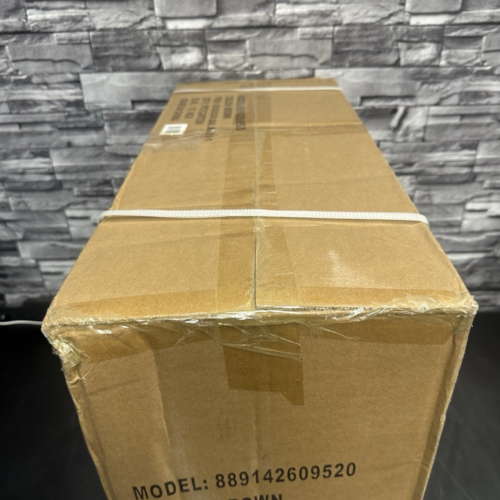 Flash Low Back Designer Armless Brown Ribbed Swivel Task Chair/BK Frame & Base