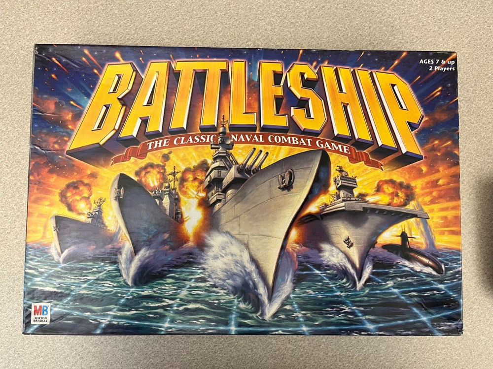 Milton Bradley Battleship Game Used