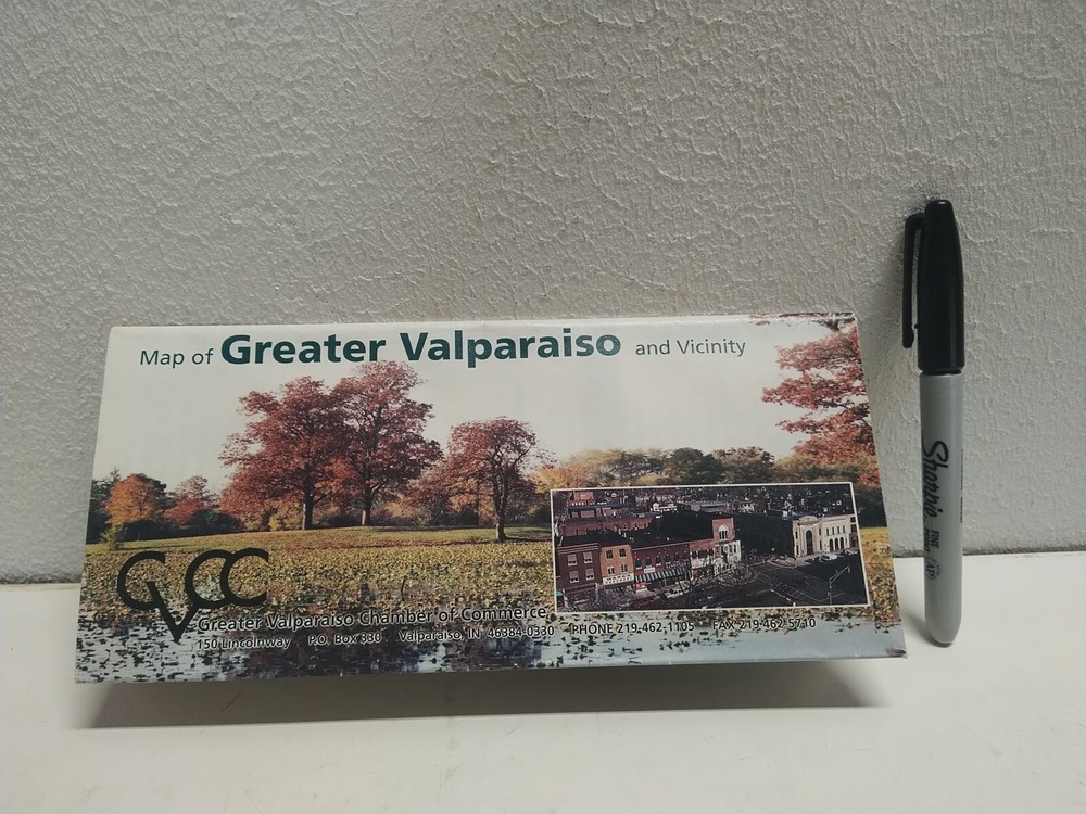 Greater Valparaiso Indiana Map 1995